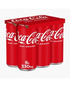  COCA COLA REGULAR CAN 6 X 330 ML